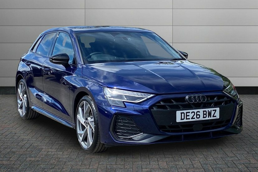 Audi A3 1.5 Tfsi Black Edition Sportback S Tron Blue