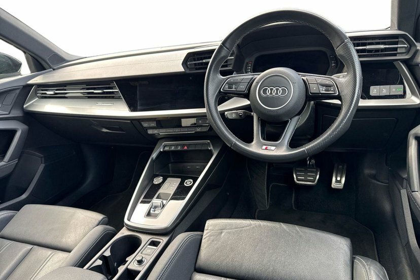 Audi A3 1.5 Tfsi 35 S Line Saloon S Tronic 150 BL73WVH Black #6