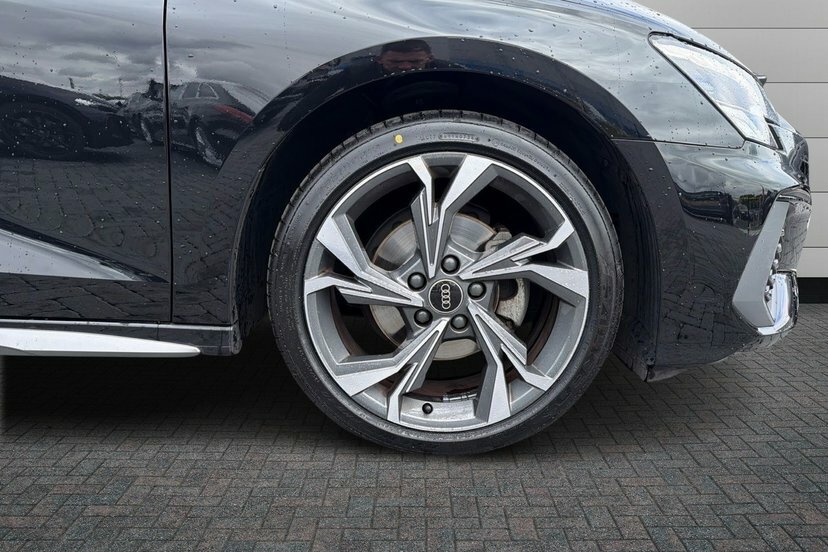 Audi A3 1.5 Tfsi 35 S Line Saloon S Tronic 150 BL73WVH Black #5