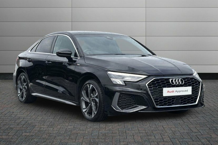 Audi A3 1.5 Tfsi 35 S Line Saloon S Tronic 150 Black