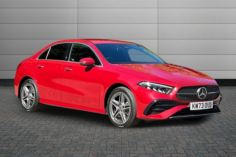 Mercedes-Benz A Class A250e 15.6Kwh Amg Line Premium Saloon Red
