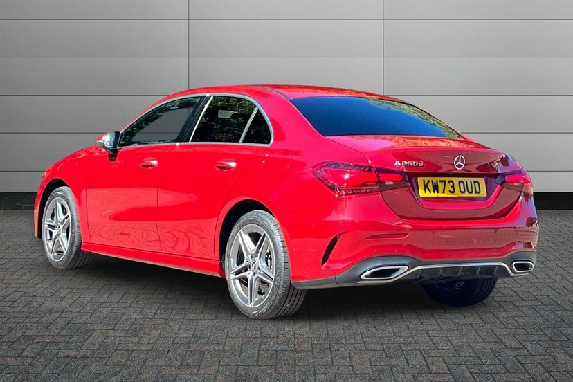 Mercedes-Benz A Class A250e 15.6Kwh Amg Line Premium Saloon KW73OUD Red #2
