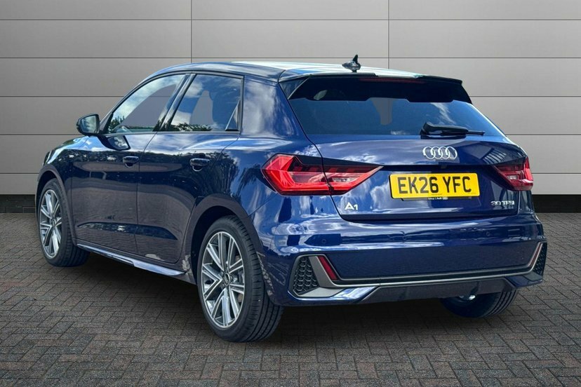 Audi A1 1.0 Tfsi 30 S Line Sportback S Tronic EK26YFC Blue #3