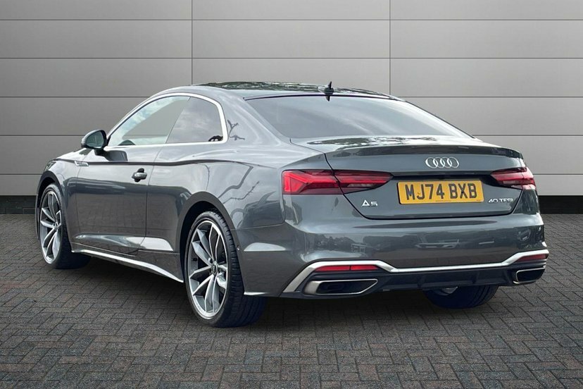 Audi A5 2.0 Tfsi 40 S Line Coupe S Tronic 204 MJ74BXB Grey #3