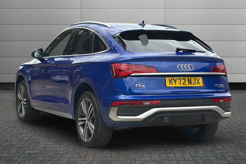 Audi Q5 2.0 Tfsi 45 S Line Sportback S Tronic Q KY72NJX Blue #3