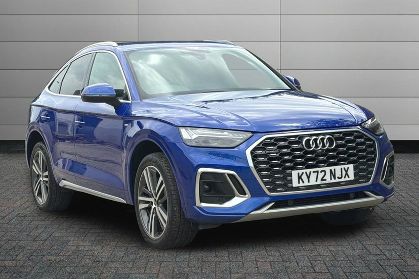 Audi Q5 2.0 Tfsi 45 S Line Sportback S Tronic Q KY72NJX Blue