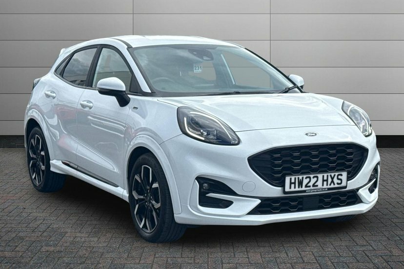 Ford Puma 1.0T Ecoboost Mhev St-line X Suv Hybrid HW22HXS White
