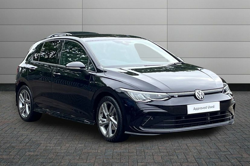 Volkswagen Golf 1.5 Etsi Mhev R-line Hatchback Hybrid D AK70HGG Black
