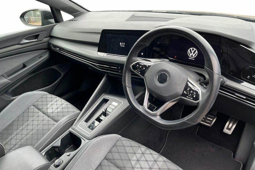 Volkswagen Golf 1.5 Etsi Mhev R-line Hatchback Hybrid D AK70HGG Black #6