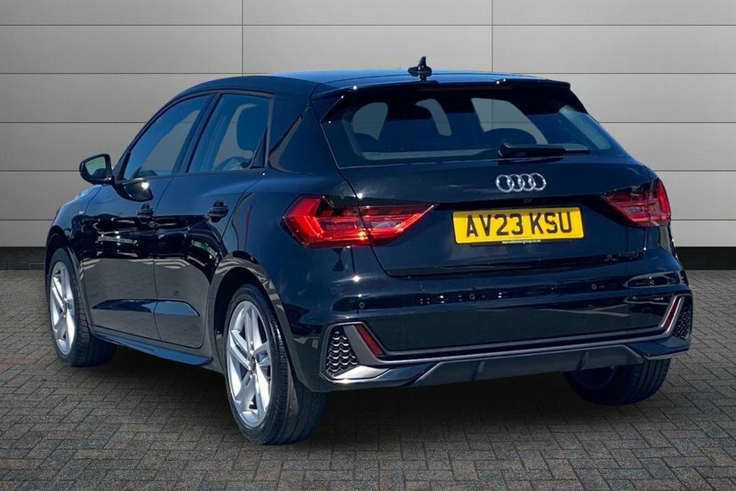 Audi A1 1.0 Tfsi 30 S Line Sportback 11 AV23KSU Black #3