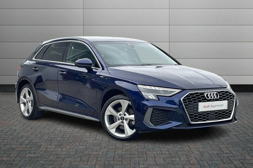 Audi A3 1.4 Tfsie 40 S Line Sportback Plug-in H Blue