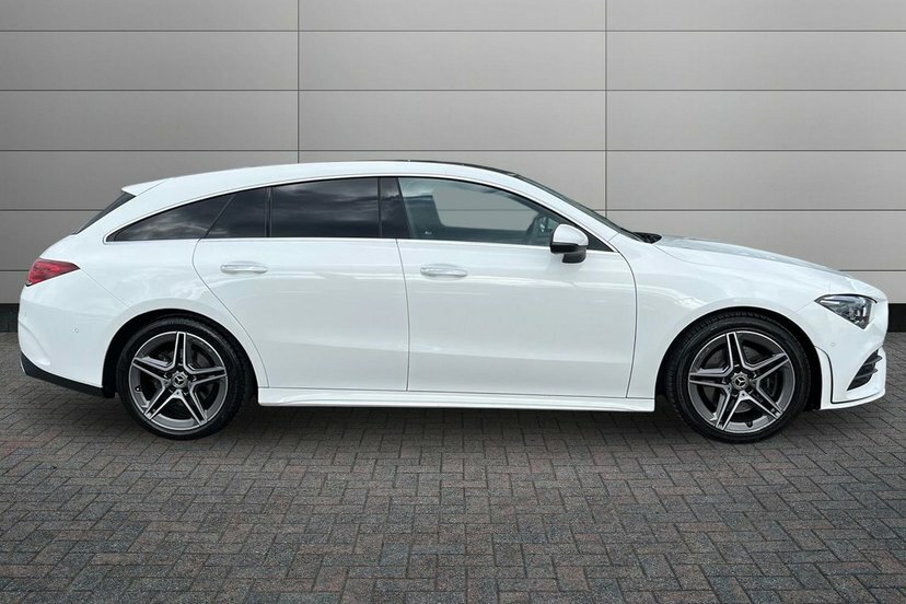 Mercedes-Benz CLA Class Cla220d Amg Line Premium Plus Shooting Brake White #3