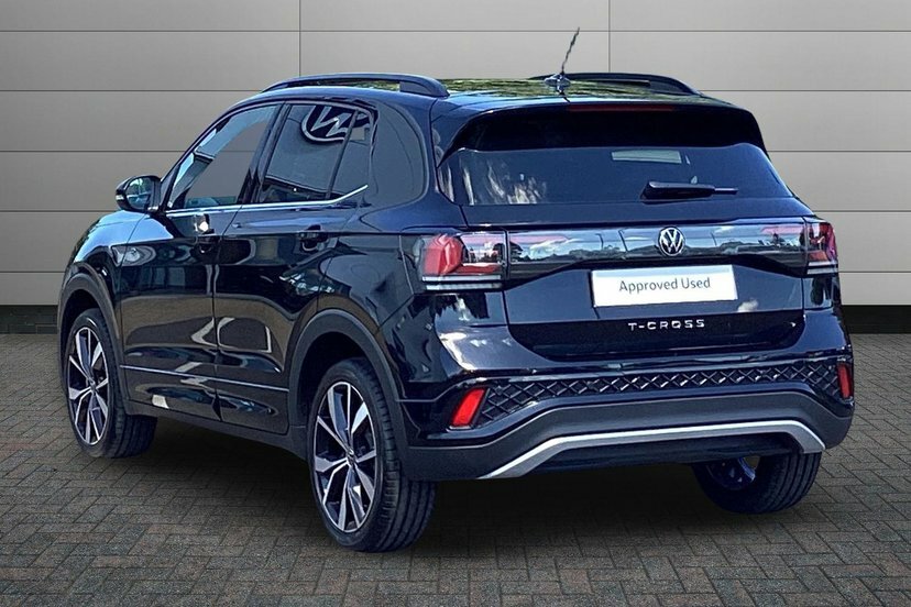 Volkswagen T-Cross 1.0 Tsi R-line Suv Dsg 115 Ps KR26EHZ Black #3