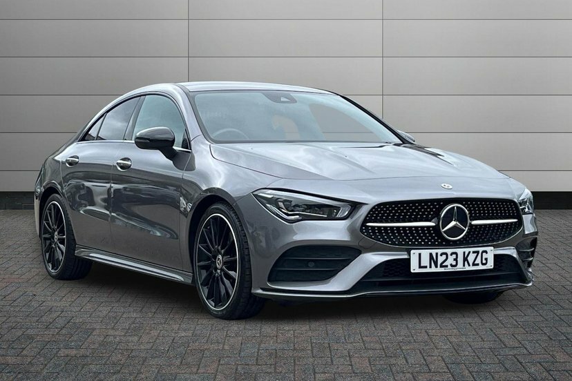 Mercedes-Benz CLA Class Cla200 Amg Line Night Edition Premium Plus Coupe Grey