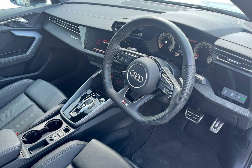 Audi A3 1.5 Tfsi Black Edition Sportback S Tron AO75UHH White #6