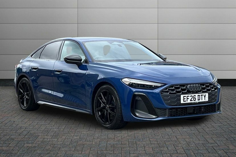 Audi A5 2.0 E-hybrid 25.9Kwh Black Edition Saloon Petr Blue