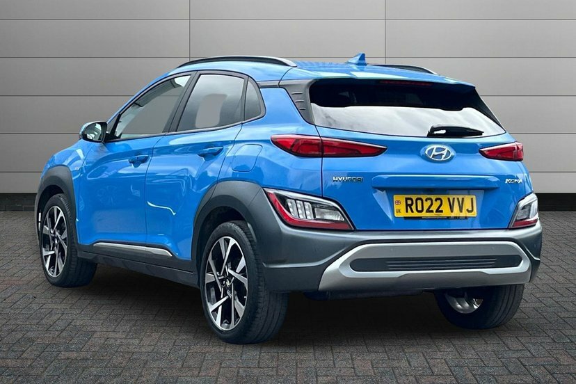Hyundai Kona 1.0 T-gdi Mhev Premium Suv Hybrid Manua RO22VVJ Blue #3