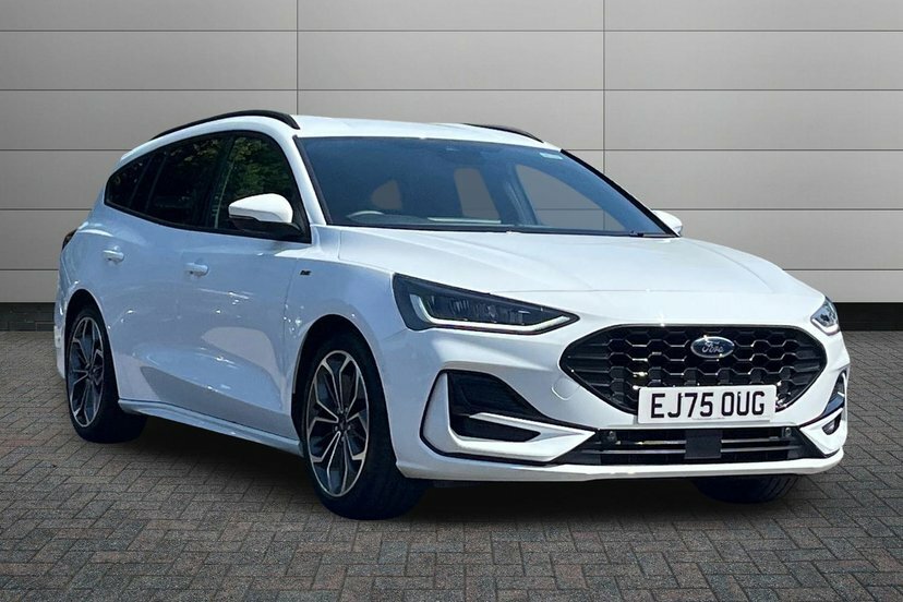 Ford Focus 1.0T Ecoboost Mhev St-line X Edition Estate Pe White