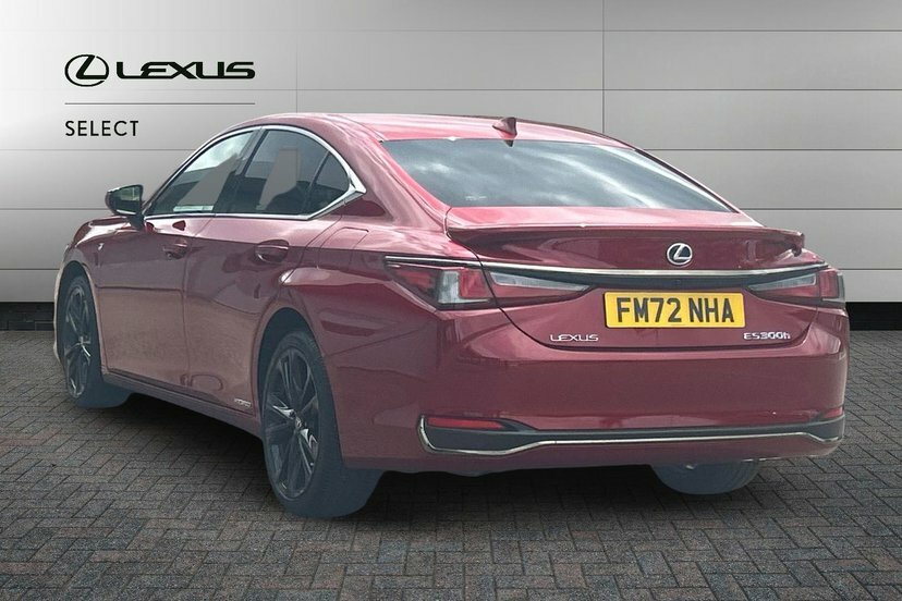 Lexus ES 2.5 300H F Sport Saloon Hybrid E-cvt 2 FM72NHA Red #3