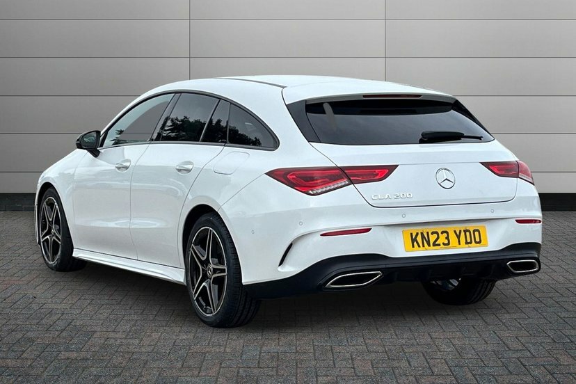 Mercedes-Benz CLA Class Cla200 Amg Line Premium Shooting Brake KN23YDO White #2