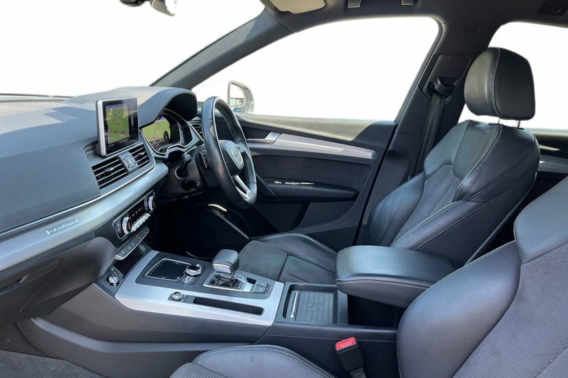 Audi Q5 2.0 Tdi 40 S Line S Tronic Quattro SW68XFG White #2