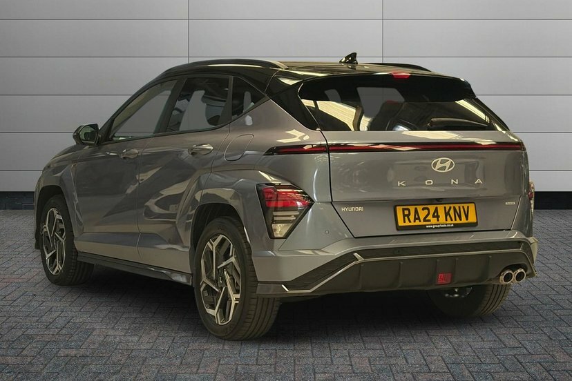 Hyundai Kona 1.6 H-gdi N Line S Suv Hybrid Dct 141 RA24KNV Blue #3