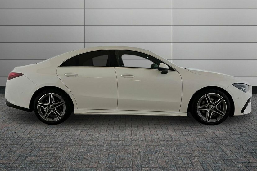 Mercedes-Benz CLA Class Cla 180 Amg Line Executive Coupe KP25OVF White #3