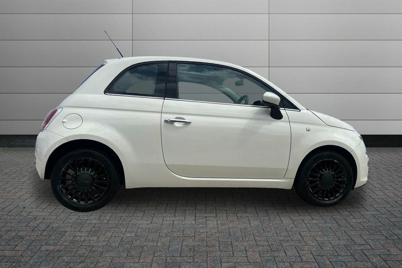 Fiat 500 1.2 Lounge Hatchback Euro 5 69 OV61SXF White #4