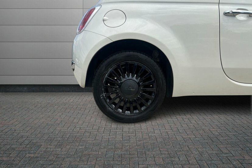 Fiat 500 1.2 Lounge Hatchback Euro 5 69 OV61SXF White #5