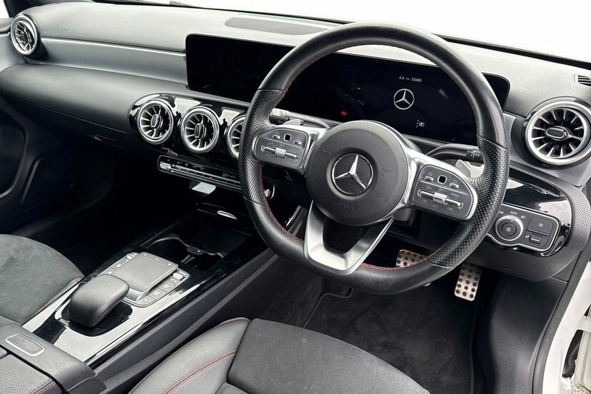 Mercedes-Benz A Class A200 Amg Line Executive Hatchback KN23YRM White #5