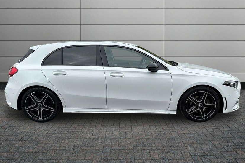 Mercedes-Benz A Class A200 Amg Line Executive Hatchback KN23YRM White #3
