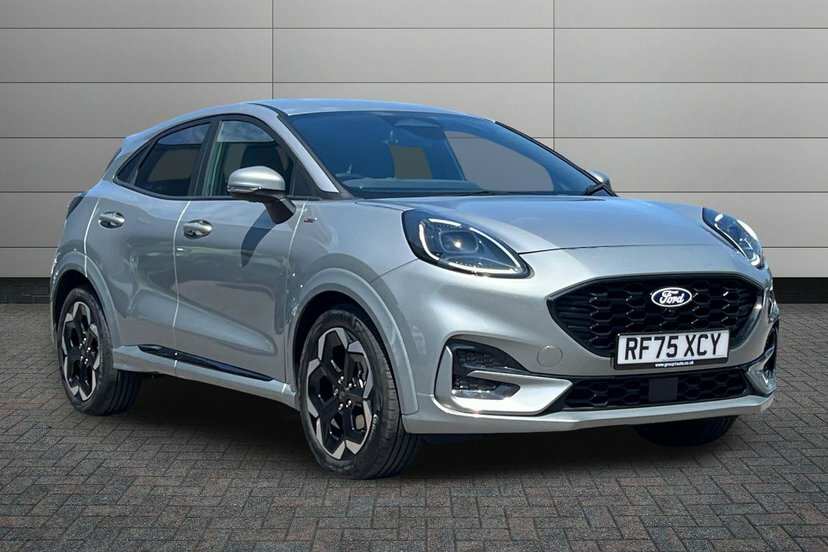 Ford Puma 1.0T Ecoboost Mhev St-line X Suv Hybrid RF75XCY Silver