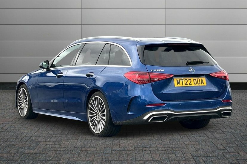 Mercedes-Benz C Class 2.0 C220dh Mhev Amg Line Premium Estate Dies MT22OUA Blue #2