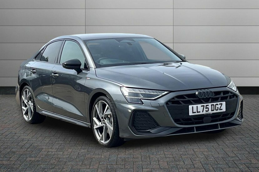 Audi A3 1.5 Tfsi 35 Black Edition Saloon S Tron Grey