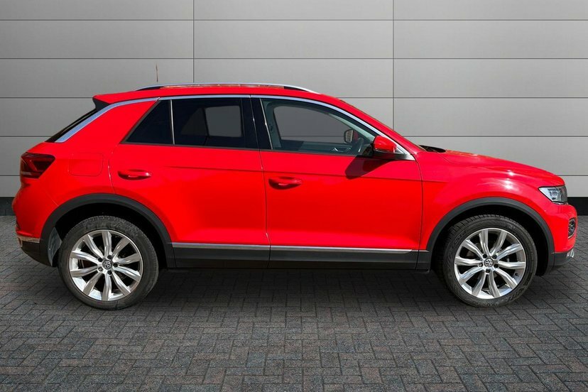 Volkswagen T-Roc 1.5 Tsi Gpf Evo Sel Suv Dsg 150 Ps FL19UNW Red #4