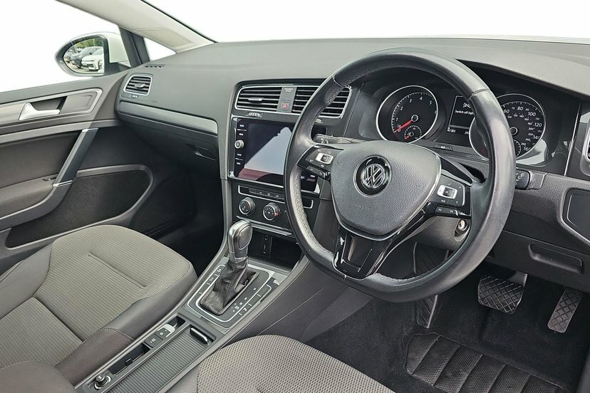 Volkswagen Golf 1.5 Tsi Evo Se Nav Hatchback Dsg 130 P RJ68FMA White #6