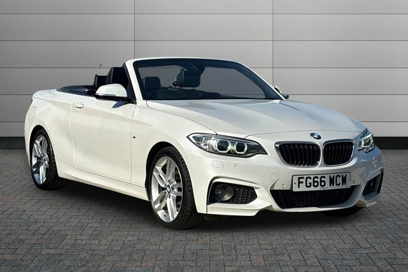 BMW 2 Series 2.0 218D M Sport Convertible 150 White