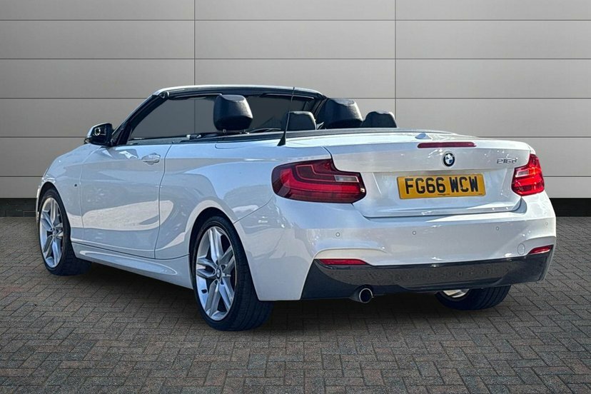 BMW 2 Series 2.0 218D M Sport Convertible 150 White #3