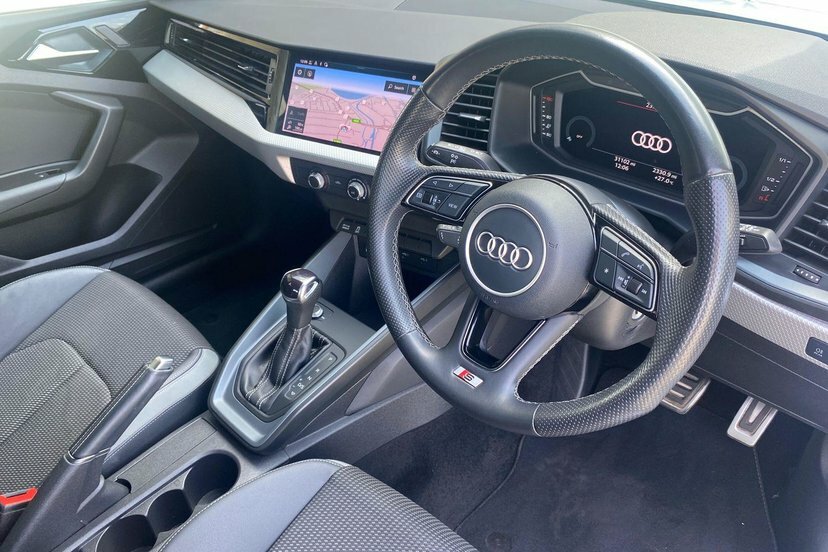 Audi A1 1.0 Tfsi 30 S Line Sportback S Tronic GL22YND White #6