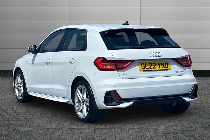 Audi A1 1.0 Tfsi 30 S Line Sportback S Tronic GL22YND White #3