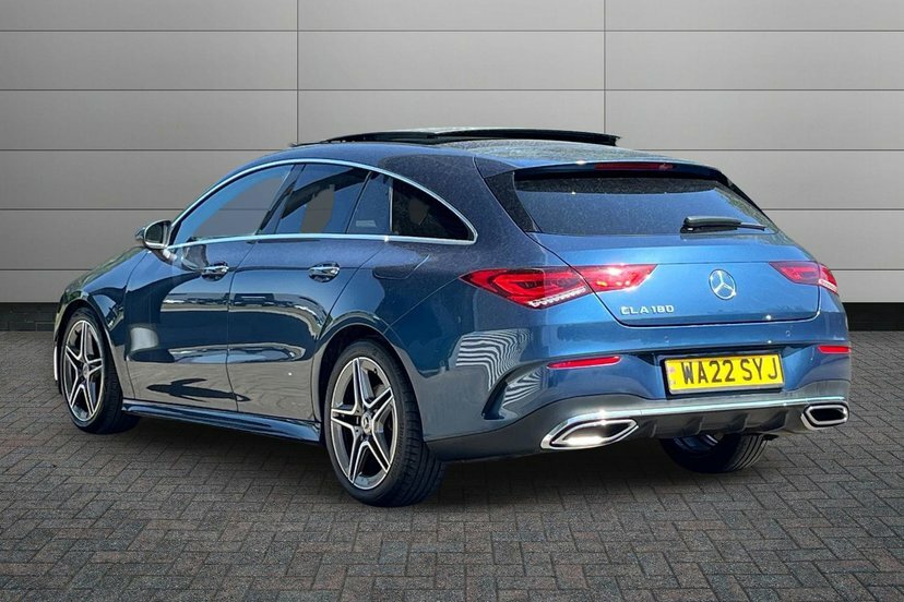 Mercedes-Benz CLA Class Cla180 Amg Line Premium Plus 2 Shooting Brake WA22SYJ Blue #2