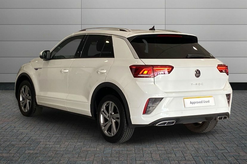 Volkswagen T-Roc 1.5 Tsi R-line Suv Dsg 150 Ps KE72ODR White #3