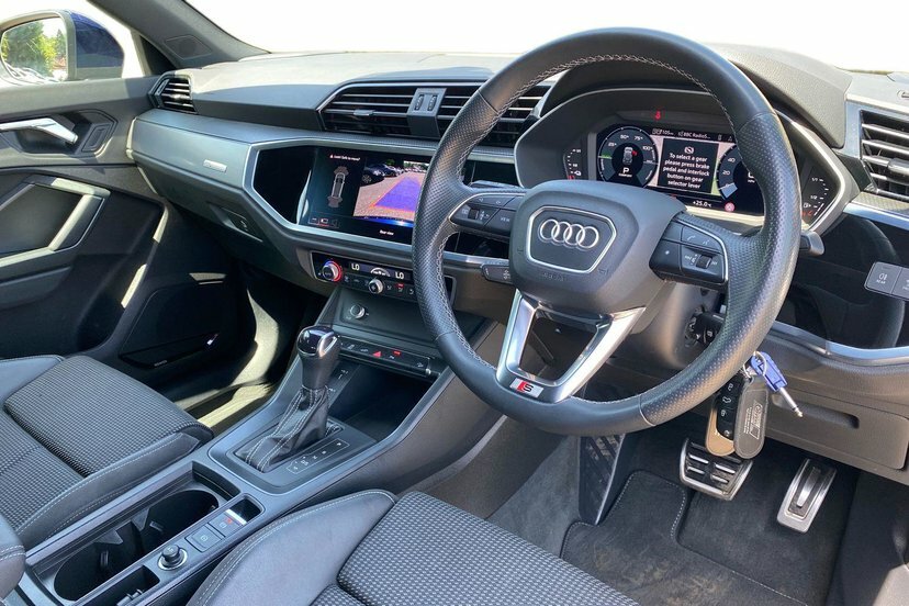 Audi Q3 1.4 Tfsie 45 S Line Suv Plug-in Hybrid GV22HHP Blue #6