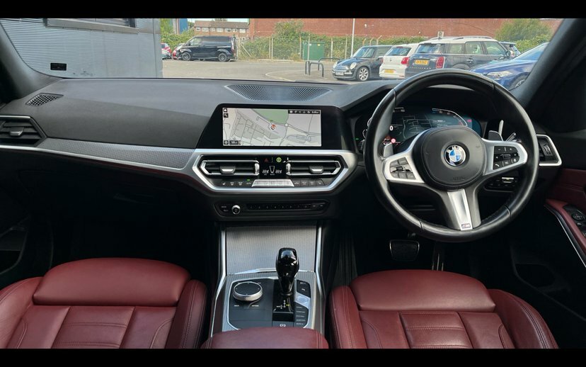 BMW 3 Series 320D M Sport Saloon LL22YDV White #4