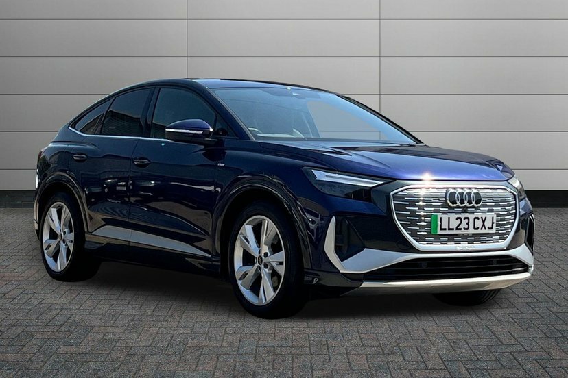 Audi Q4 E Tron 35 S Line Sportback 55Kwh 170 P Blue