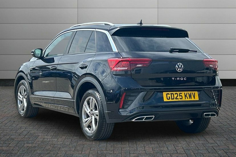 Volkswagen T-Roc 2.0 Tdi R-line Suv Dsg 150 Ps GD25KWV Black #3