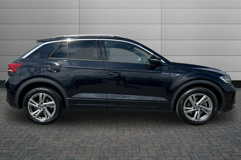 Volkswagen T-Roc 2.0 Tdi R-line Suv Dsg 150 Ps GD25KWV Black #4