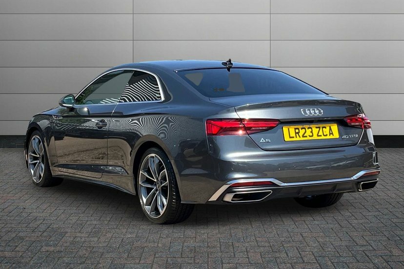 Audi A5 2.0 Tfsi 40 S Line Coupe S Tronic 204 LR23ZCA Grey #3