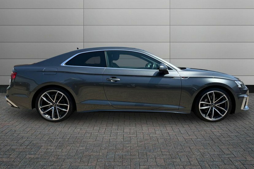 Audi A5 2.0 Tfsi 40 S Line Coupe S Tronic 204 LR23ZCA Grey #4