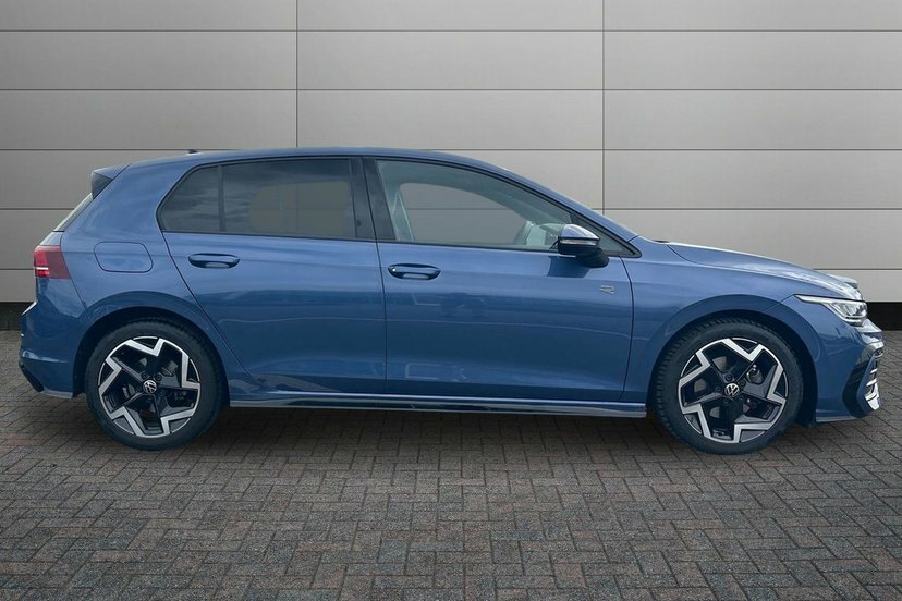 Volkswagen Golf 1.5 Etsi Mhev R-line Hatchback Hybrid D EN74FDE Blue #4